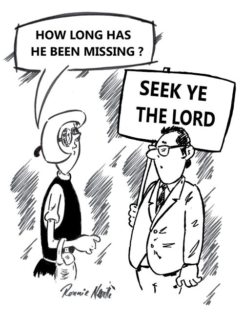 "How long has he been missing?"