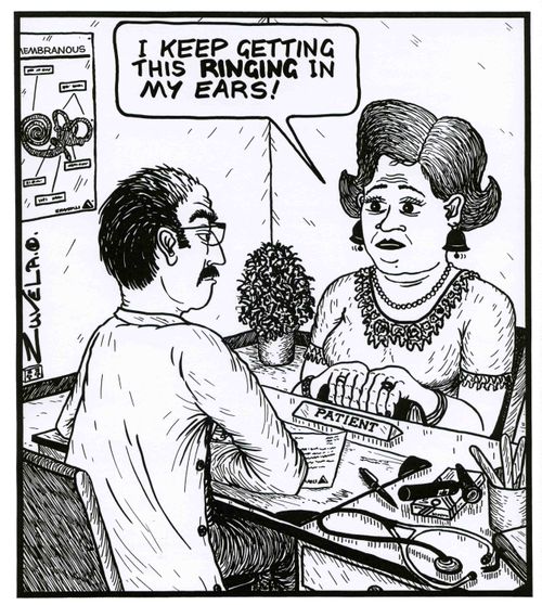 'I keep getting this RINGING in my ears!'