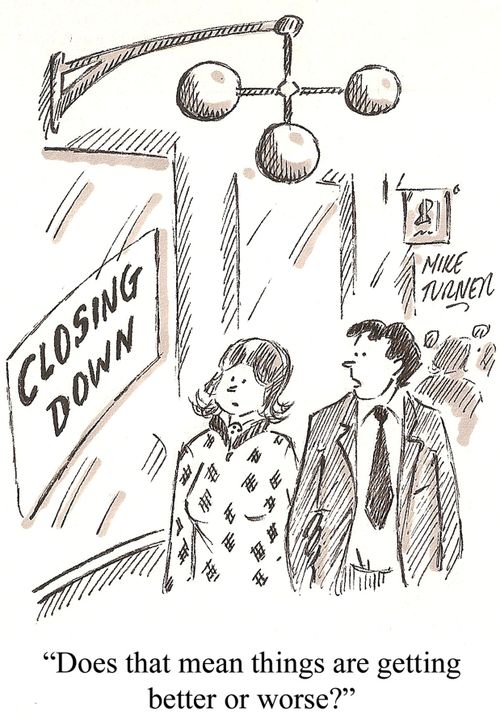 'Does that mean things are getting better or worse?'