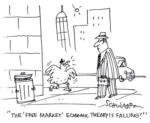 'The 'free market' economic theory is falling!'
