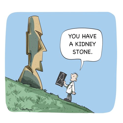 "You have a kidney stone."