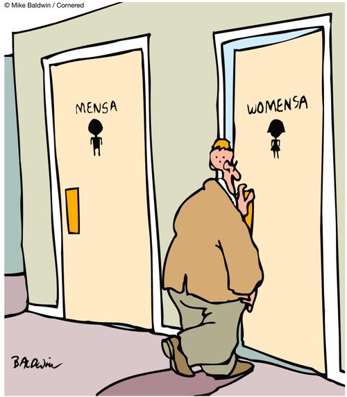 Mensa/Womensa washrooms.