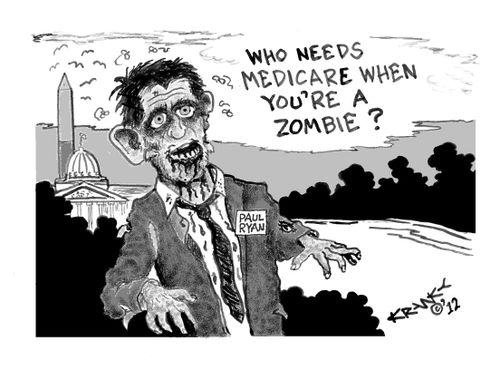 "Who needs medicare when you're a zombie?"