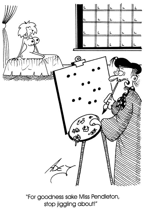 'For goodness sake, Miss Pendleton, stop jiggling about!'