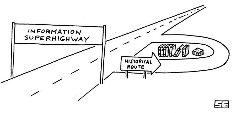Information superhighway/historical route.