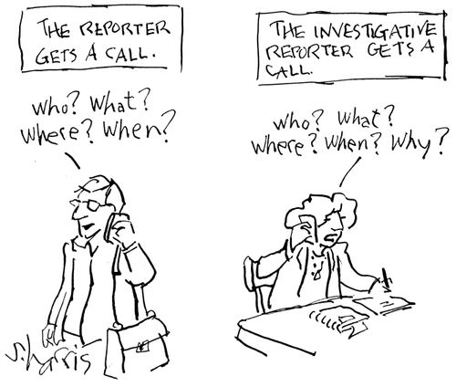 The Reporter and the Investigative Reporter