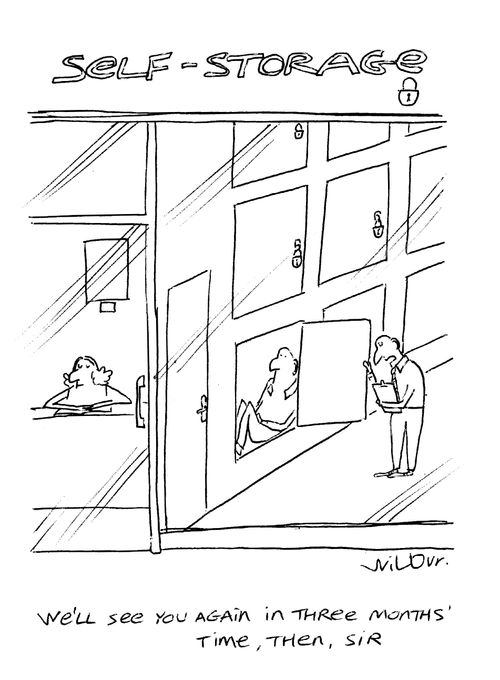 'We'll see you again in three months time, then, sir.'