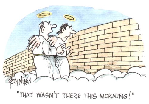 "That wasn't there this morning!"