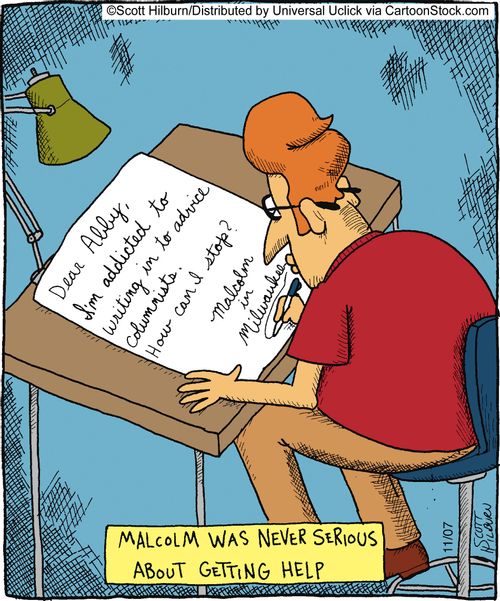 Malcolm was never serious about getting help,