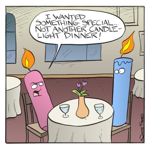 'I wanted something special...not another candlelight dinner!'
