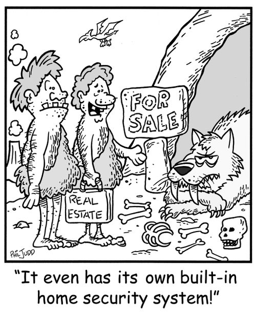 'It even has its own built-in home security system!'