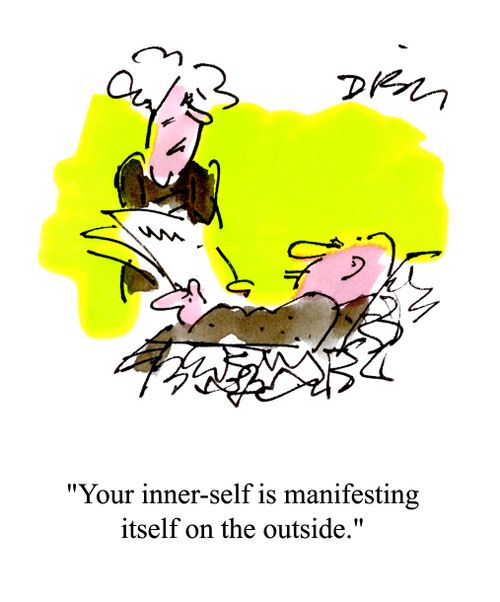 'Your inner-self is manifesting itself on the outside.'