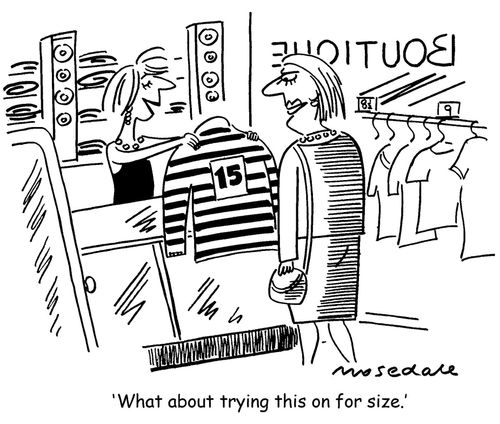 'What about trying this on for size?'