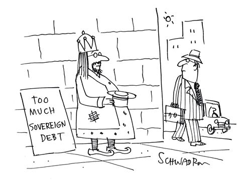 Too much sovereign debt.