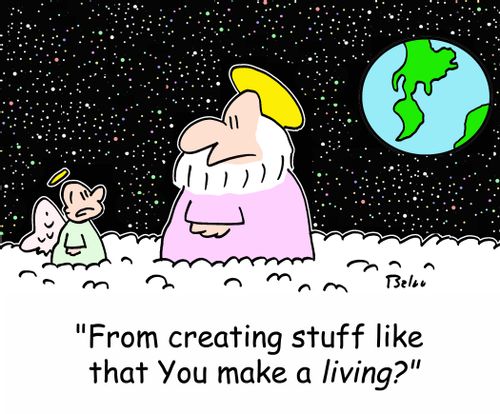 'From creating stuff like this you make a LIVING?'