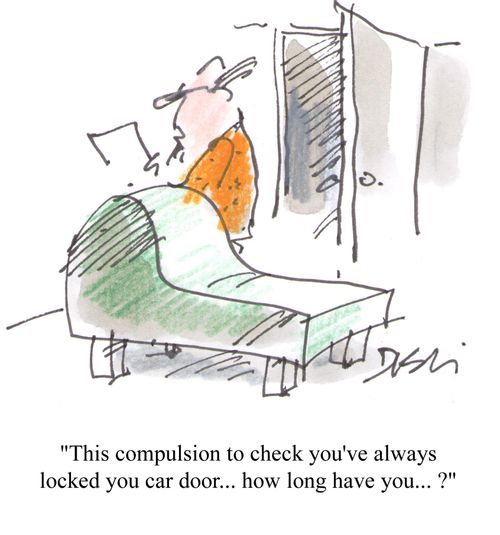 'This compulsion to check you've always locked you can door...how long have you...?