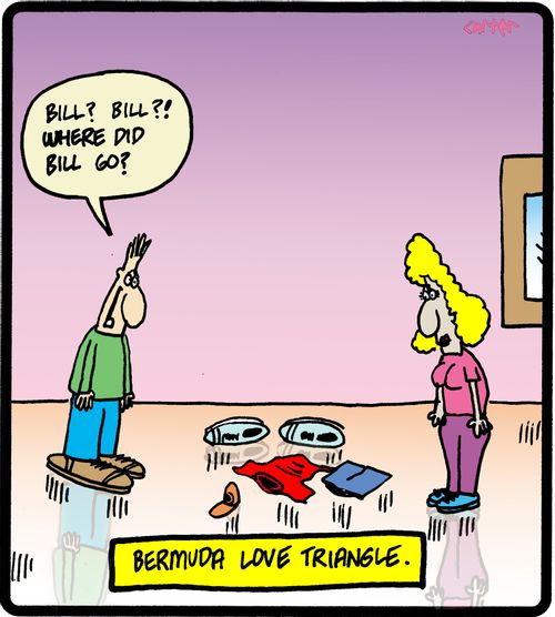 Bermuda Love Triangle.