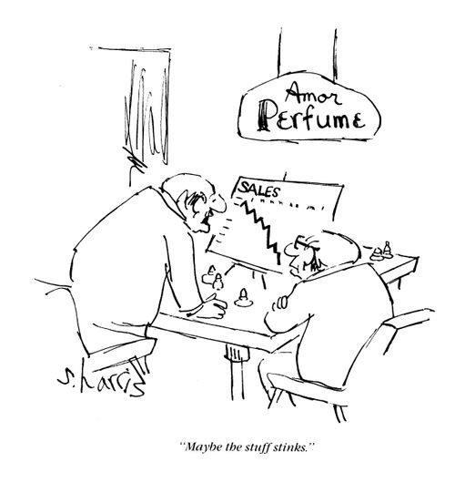 'Maybe the stuff stinks.'