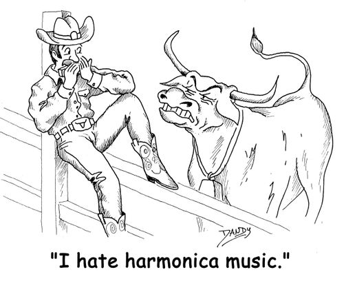 'I hate harmonica music.'