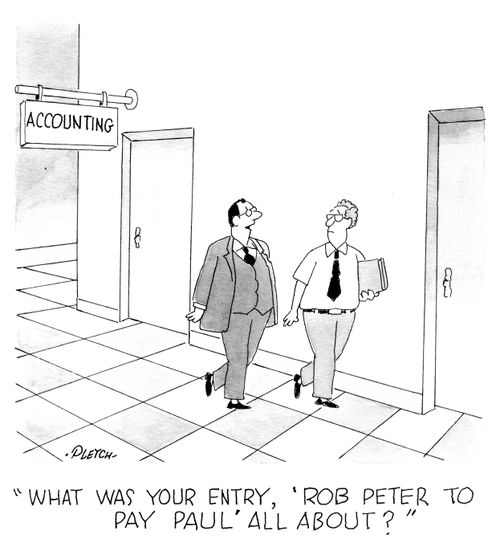 'What was your entry, 'Rob Peter to Pay Paul all about?'