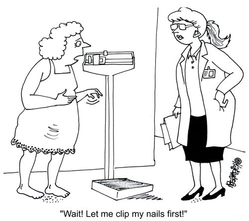 'Wait! Let me clip my nails first.'