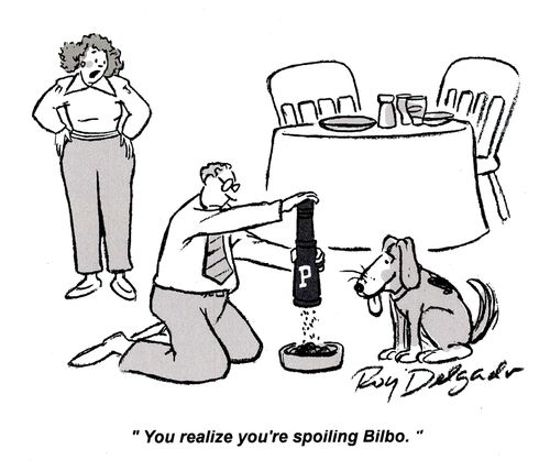 'You realize you're spoiling Bilbo.'