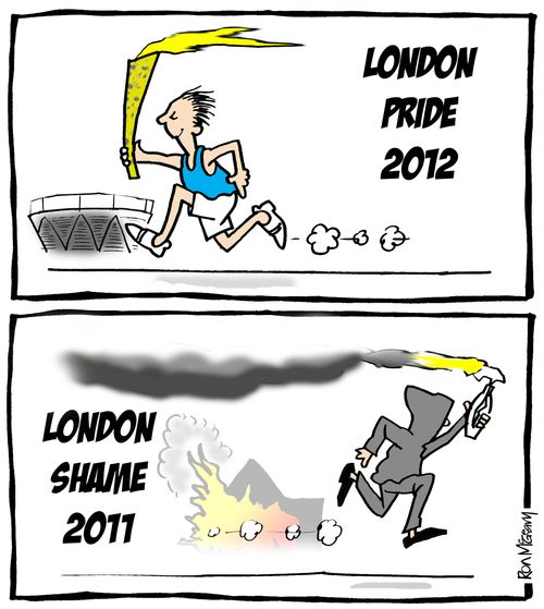 London Pride 2012 and London Shame 2011.