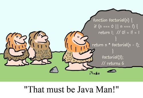 "That must be Java Man!"