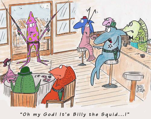 'Oh my God! It's Billy the Squid...!'