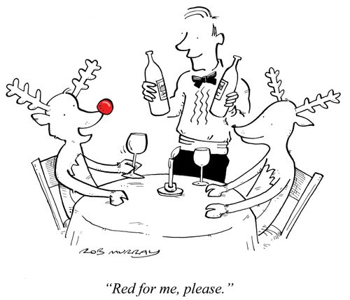 'Red for me, please.'