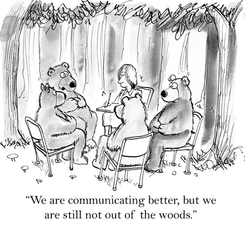 'We are communicating better, but we are still not out of the woods.'