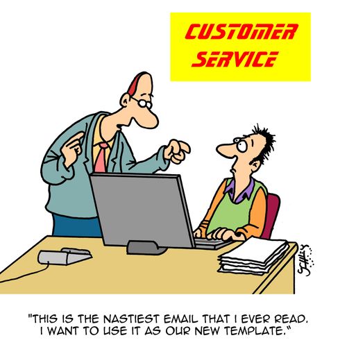 "This the nastiest email that I ever read. I want to use it as our new template."