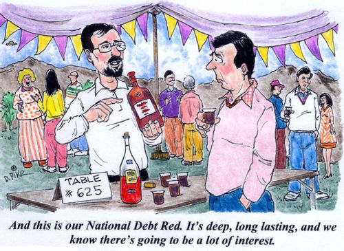 'And this is our National Debt Red. It's deep, long-lasting, and we know there's going to be a lot of interest.'