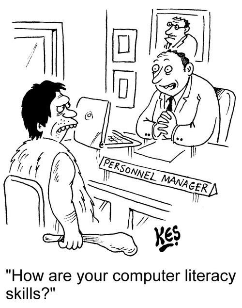 "How are your computer literacy skills?"
