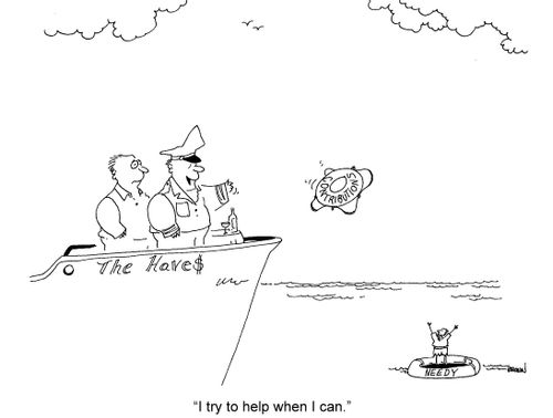 'I try to help when I can.'