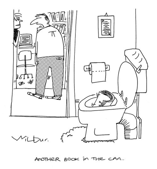 'Another book in the can...'