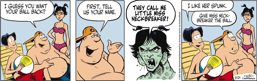 "They call me Little Miss Neckbreaker!"