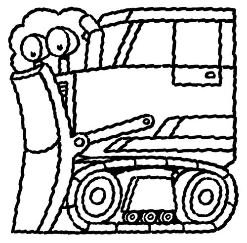 Character trucks #1 Dump truck.