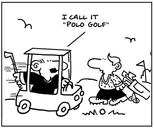 'I call it polo golf'