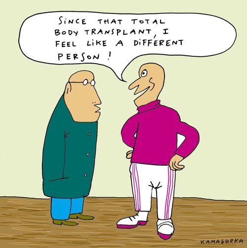 'Since that total body transplant, I feel like a different person!'