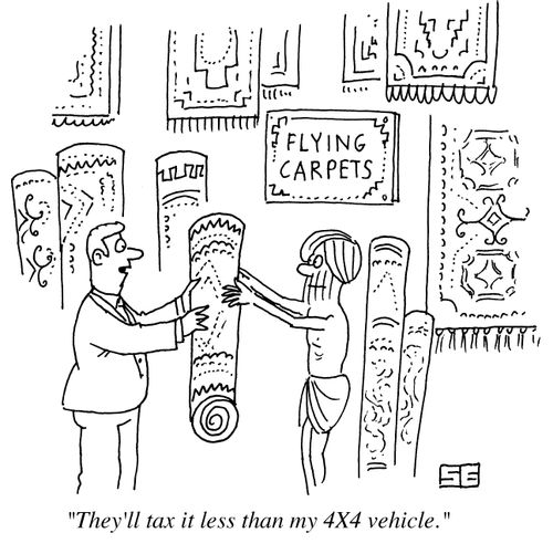 'They'll tax it less than my 4X4.'