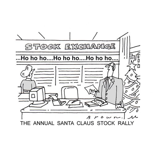 The annual Santa Claus stock rally.