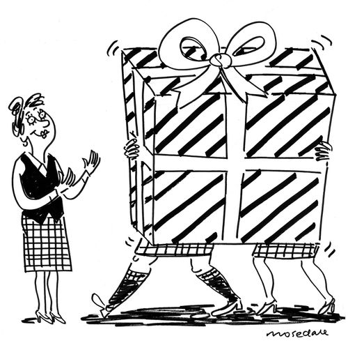 Delivering a Giant Present