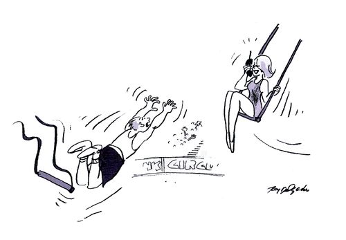 Trapeze artists.