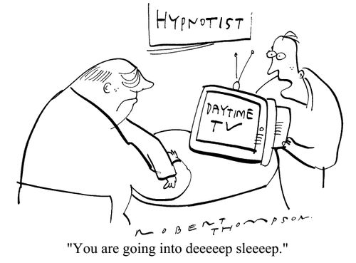 Hypnotist - "You are going into a deeeep sleeep"