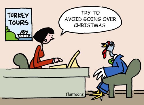 Try avoiding going over Christmas