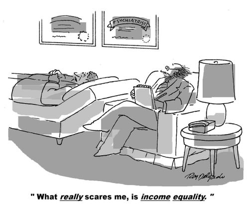'What really scares me, is income equality.'