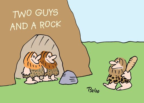 TWO GUYS AND A ROCK