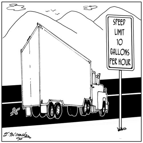 Speed Limit 10 Gallons Per Hour