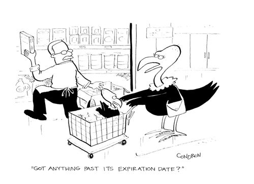 'Got anything past its expiration date?'